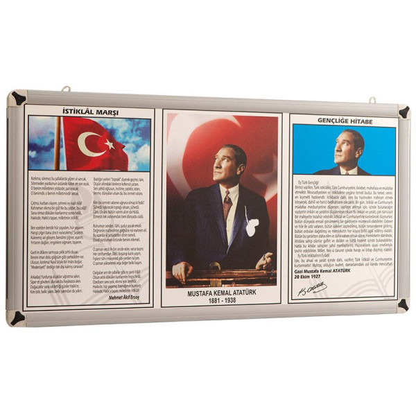 50X90 3'LÜ MİLLİ LEVHA METAL ÇERÇEVE 