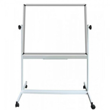 120X200 Mobil Ayaklı Çift Taraflı Beyaz Manyetik Yazı Tahtası