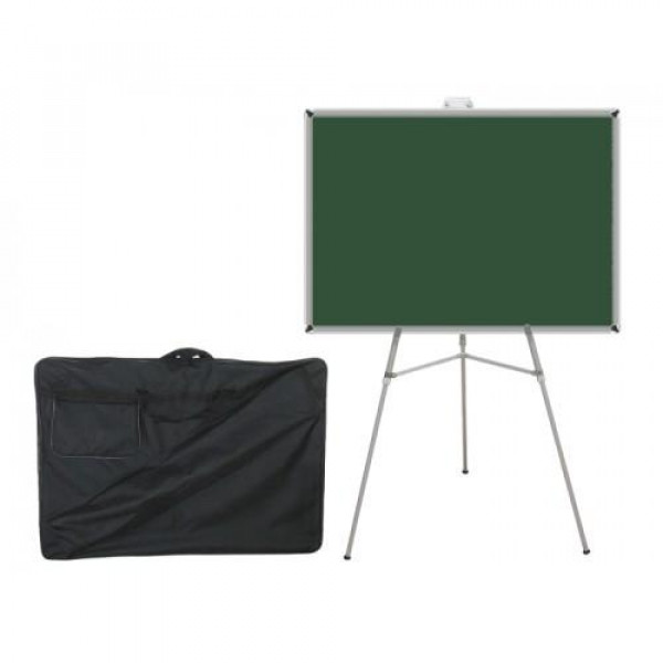 60X85  ÇANTALI TELESKOPİK AYAKLI YAZI TAHTASI YEŞİL LAMİNANT 