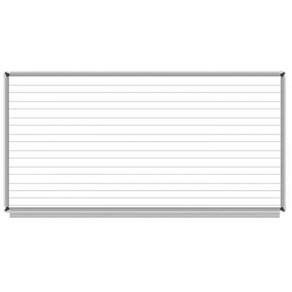 120X200 Güzelyazı Çizgili Laminat Beyaz Yazı Tahtası