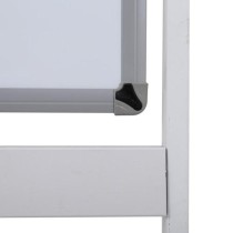 Emaye Yazı Tahtası 120X140 Mobil Ayaklı Tek Taraflı Beyaz