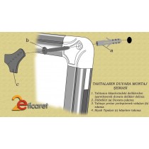 120X200 Güzelyazı Çizgili Laminat Beyaz Yazı Tahtası